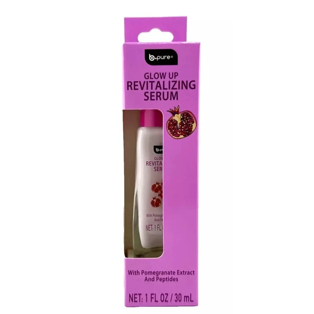 B-Pure Glow Up Renewing Serum in Pomegranate & Avocado - 1 fl oz (30ml) 2 Pack